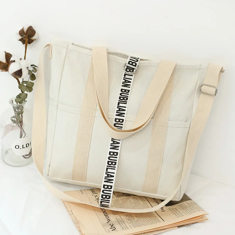 

New Summer Shoulder Bag For Women Fashion Girls Canvas Handbag Matching Retro Wild Shoulder Bag crossbody bags Tote Bags