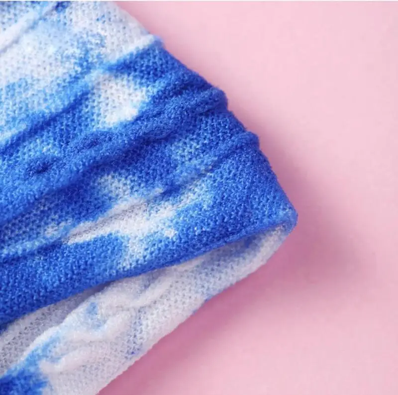 

Tie Dyed Headband Baby Girls Turbans Elastic Nylon Headwear Fur Ball Bow Newborn Hairband Wide Headwrap Hair Accessories 23 Desi