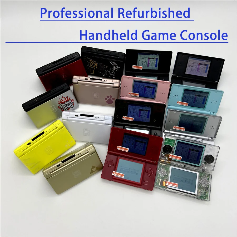 Профессионально Отремонтированная игровая консоль Nintendo DS Lite и Карта памяти 16 Гб