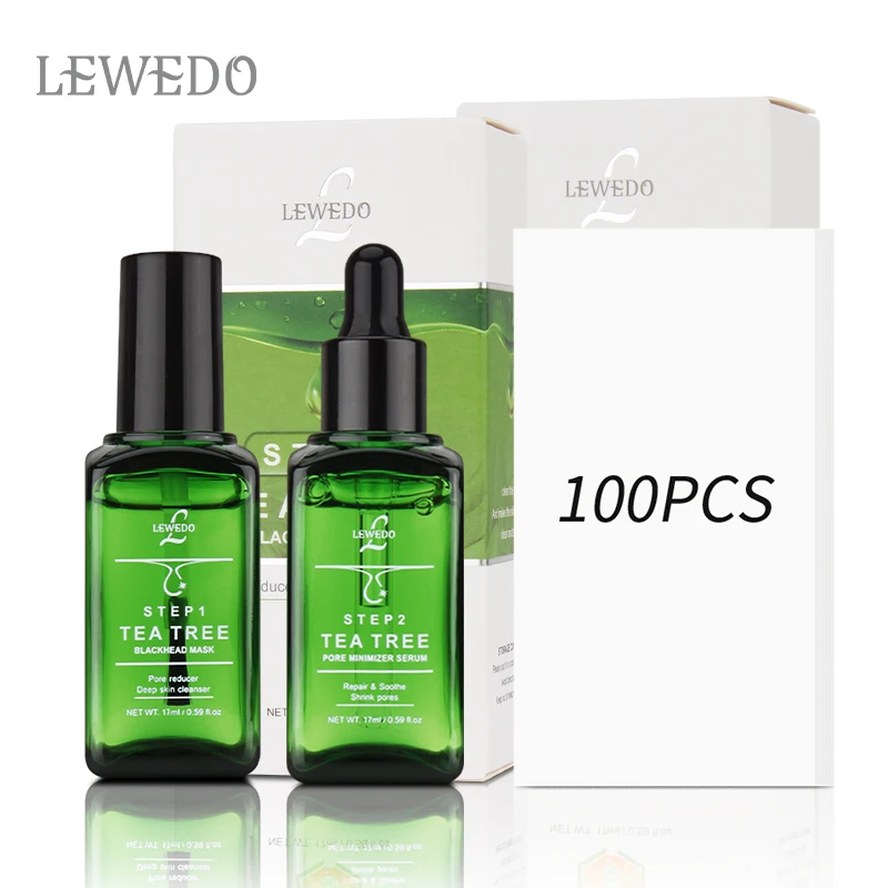 

17 мл Сыворотка для удаления черных точек и сужения пор эссенциал с 100 шт. патчи для носа лечение акне контроль жирности уход за кожей TSLM1