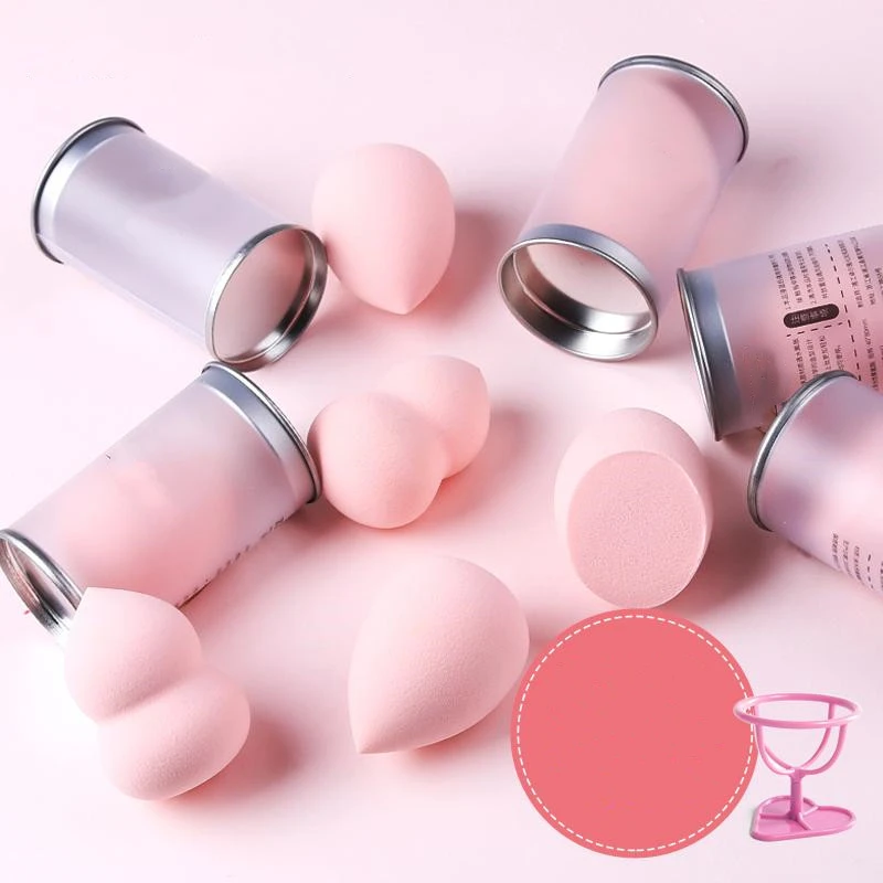 

10 Pcs/Lot Foundation Powder Makeup Sponge Microfiber Egg Cosmetic Puff 3 Styles Pink / Brown Hot Sale