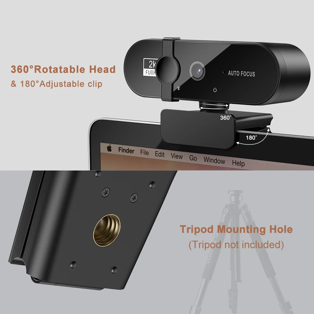 Webcam 1080P 4K Web Camera Mini 2K With Microphone USB Cam Full HD For PC Video Shooting Online | Компьютеры и офис