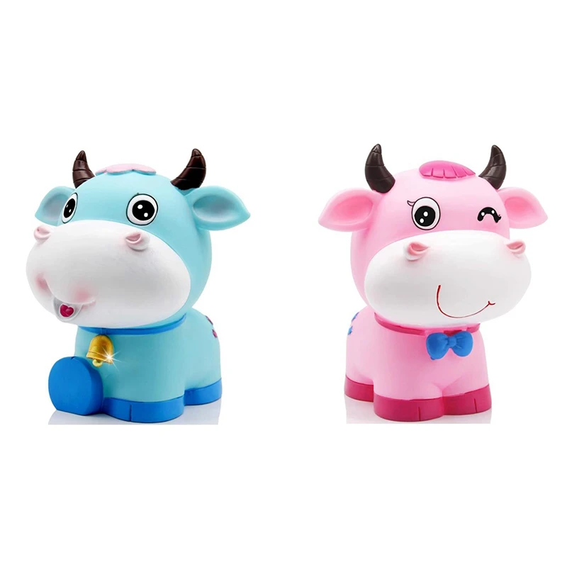 

Копилка в виде милой коровы, Противоударная копилка для детей, креативная игрушка для денег, декоративная Очаровательная фигурка