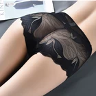 Сексуальные кружевные трусики для женщин, удобное нейлоновое нижнее белье, дышащее нижнее белье, Модные Элегантные трусы со средней посадкой, очаровательные ажурные трусики