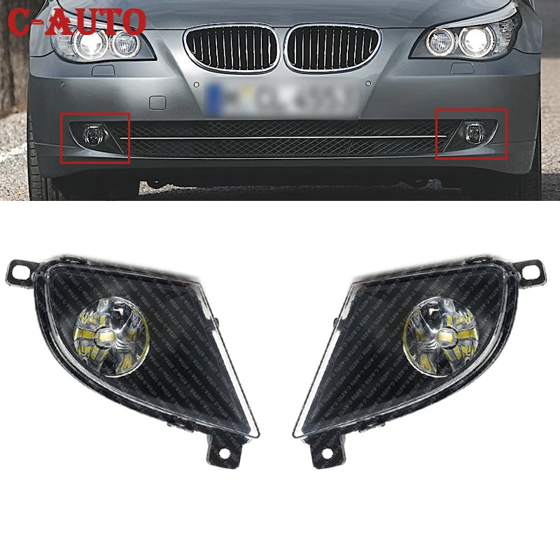 

Car Driving Fog Light Lamp Front Bumper Grille Replacement For BMW 5 Series E60 E61 520d 520i 523li 525li 530li 2007 2008 2009