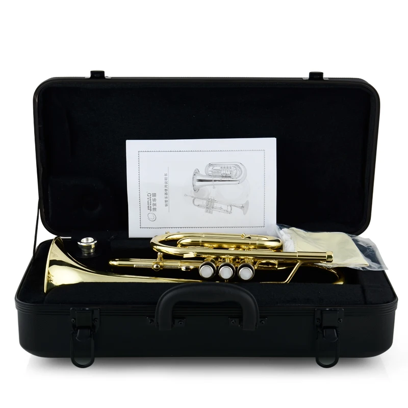 JAZZOR бренд Jinbao с юбкой-годе Корнеты музыкальный инструмент JBCR-900 Профессиональный