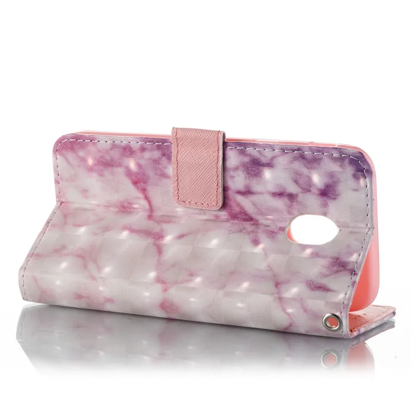 3D мраморный Плетеный Бумажник кожаный чехол для телефона Samsung Galaxy J3 J5 J7 2017 года Eur