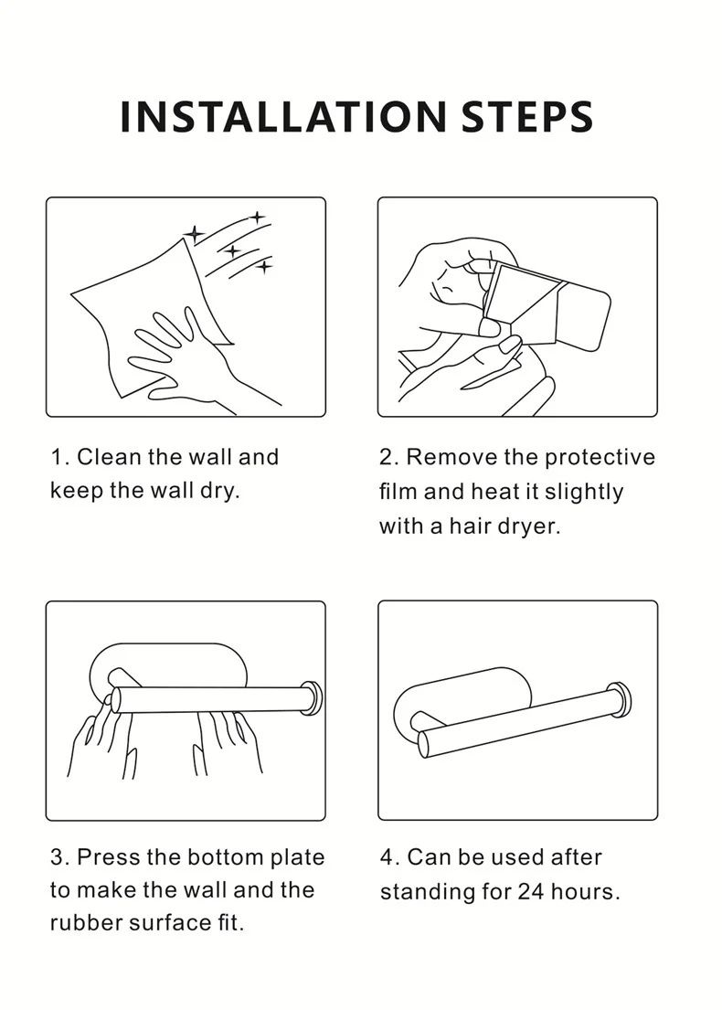 304 кухонный аксессуар для рулонной бумаги настенный держатель туалетной из