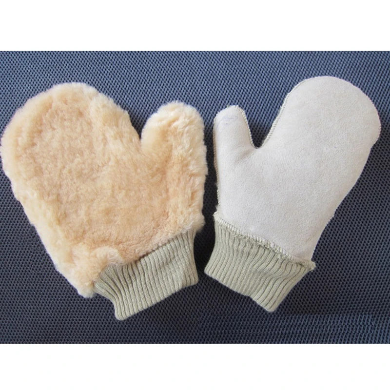 

Double Side No Scratch Super Soft Wool Mitt,Plush Mitt Car Wash Glove