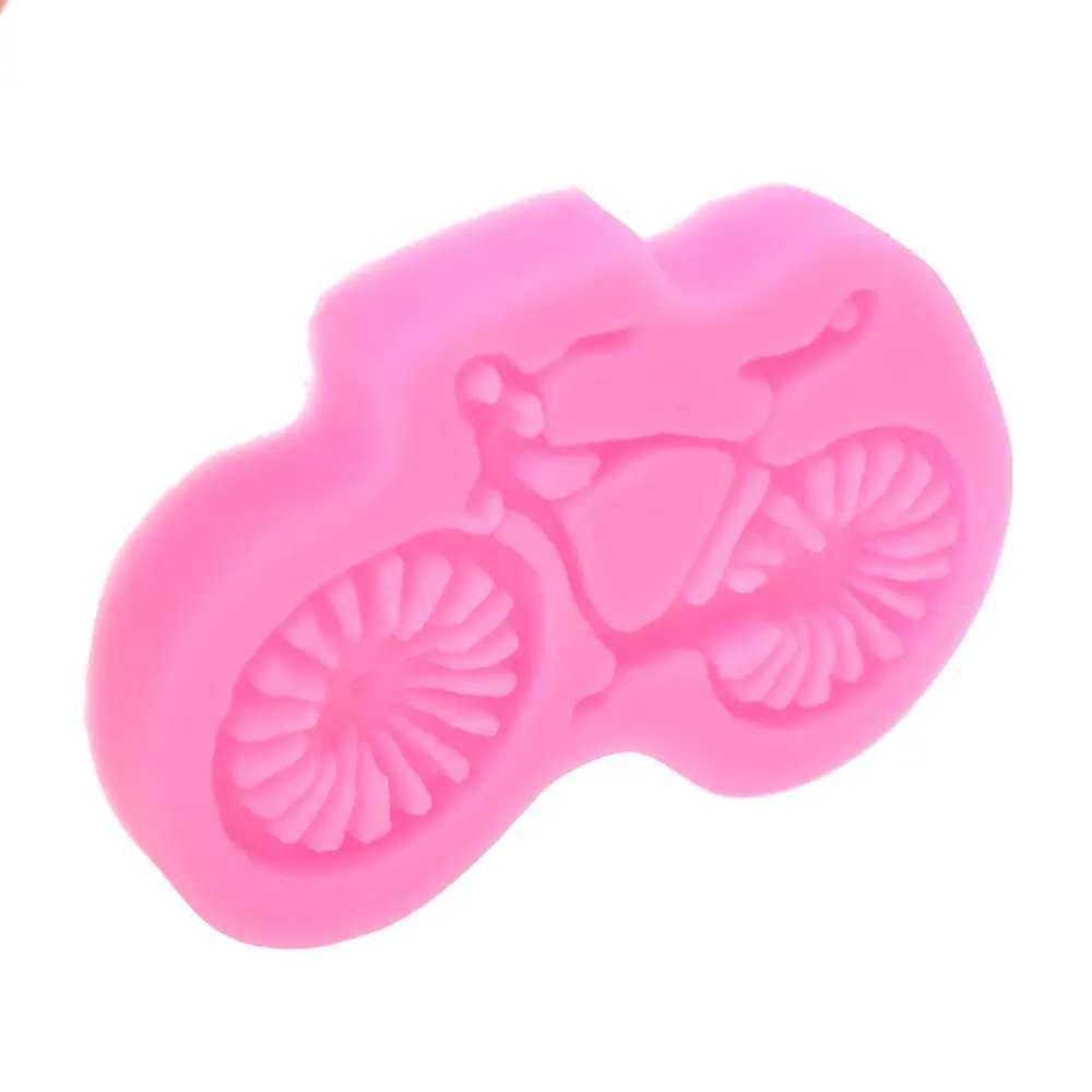 3D силиконовая форма для велосипеда торта инструмент выпечки пищевой силикон