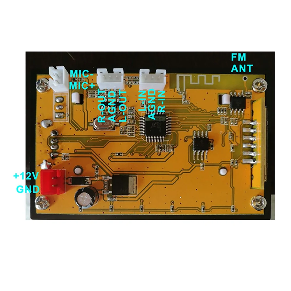 MP3 аудио декодер автомобильный синхронизация песен с поддержкой FM-радио USB AUX