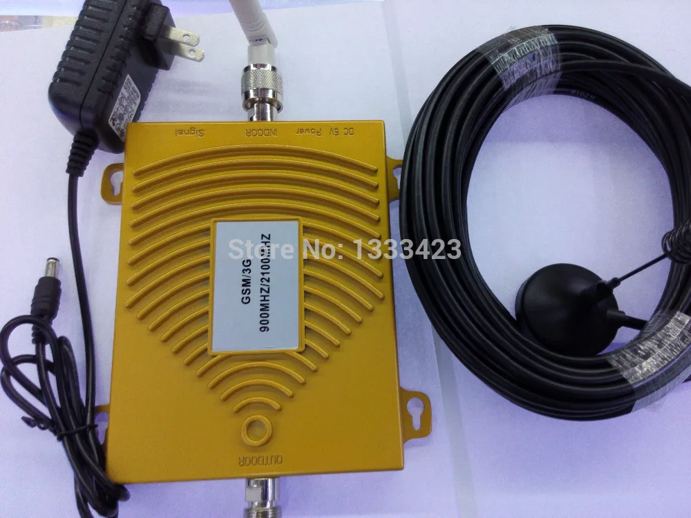ZQTMAX 2G 3G ретранслятор двухдиапазонный усилитель сотового сигнала усиление 65dbi WCDMA