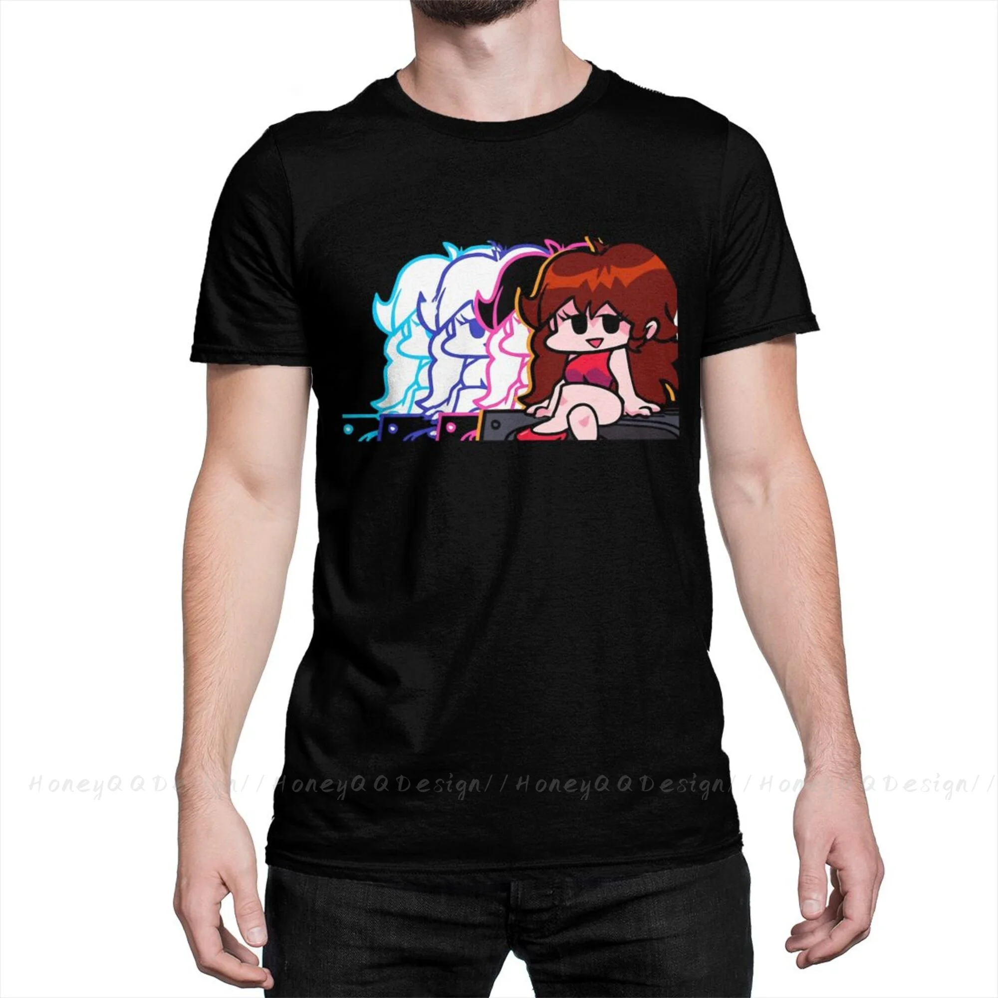 

Мужская футболка с коротким рукавом и принтом «пятница ночь»