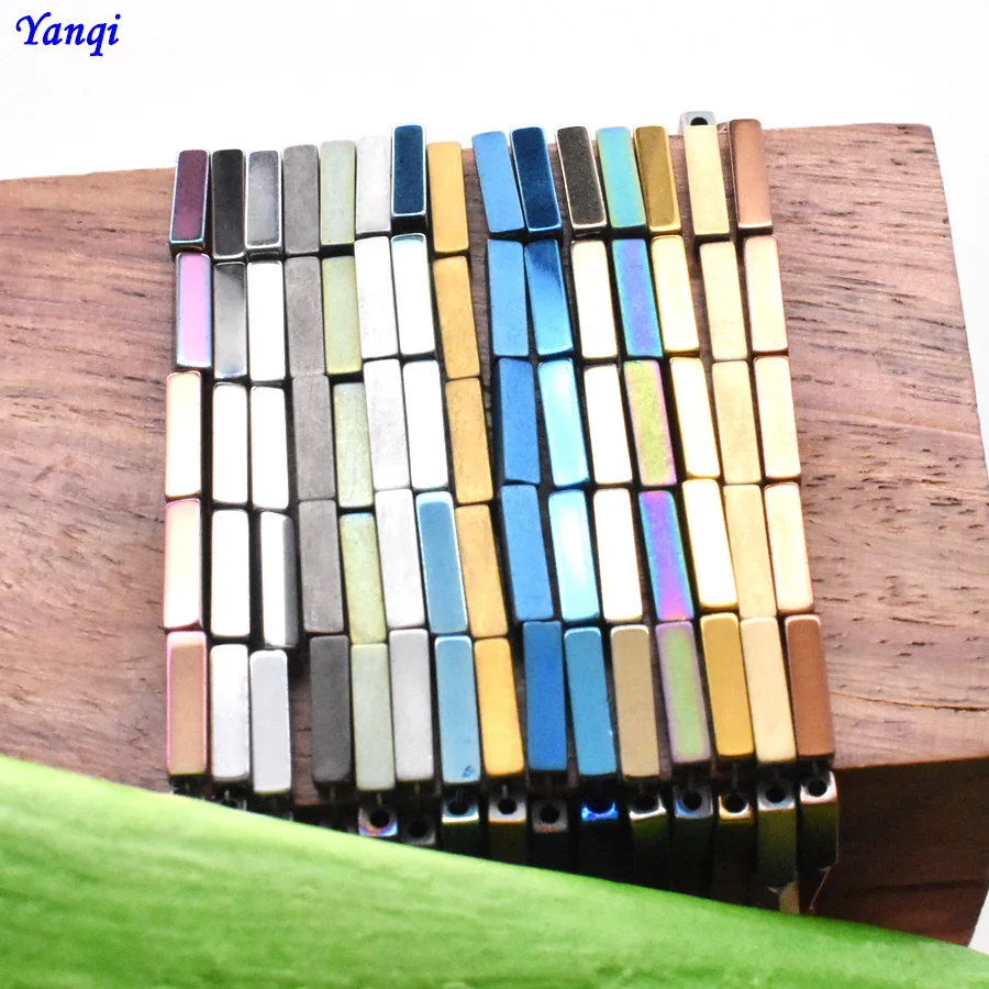 Бусины Из Натурального Гематита квадратные 8 мм 48 шт./лот для изготовления