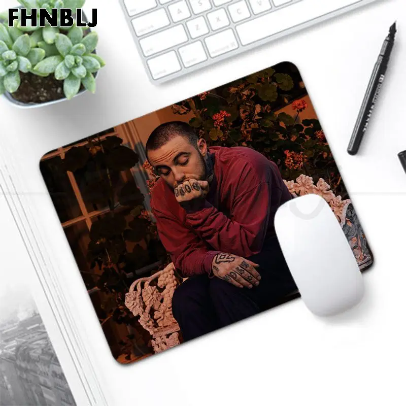 Забавный компьютерный Коврик для компьютерной мыши Mac Miller гладкий коврик письма