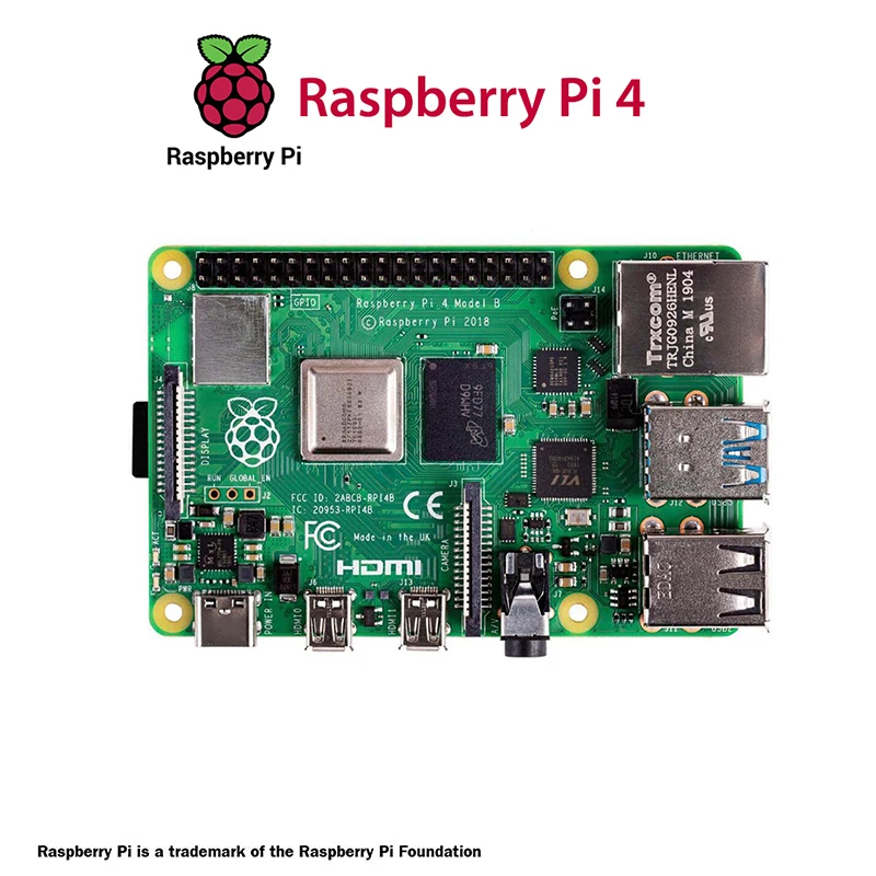 Raspberry Pi 4 модуль B с 4 Гб ОЗУ BCM2711 четырехъядерный Raspberry Pi 4B+ плата wifi Bluetooth 5,0 для компьютера