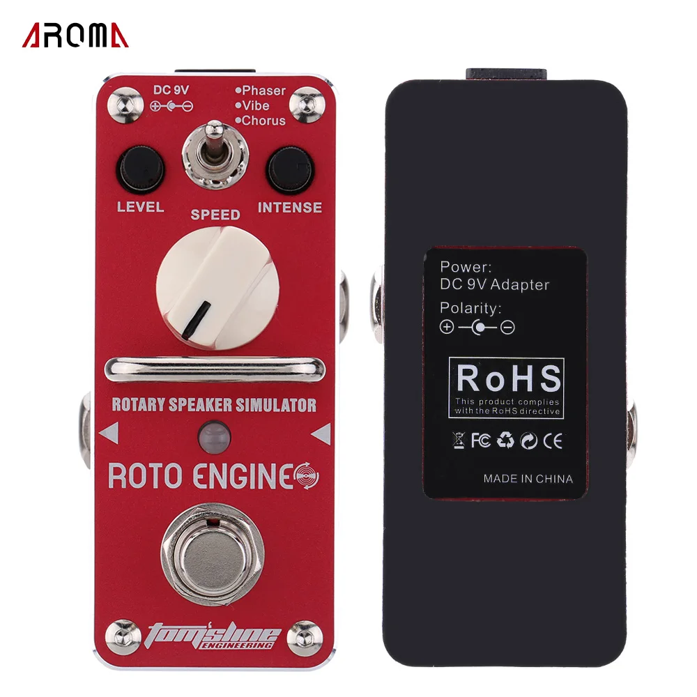 ARE-3 Roto Engine Rotary Speaker Simulator Mini Single Electric Guitar Effect Pedal with True Bypass | Спорт и развлечения