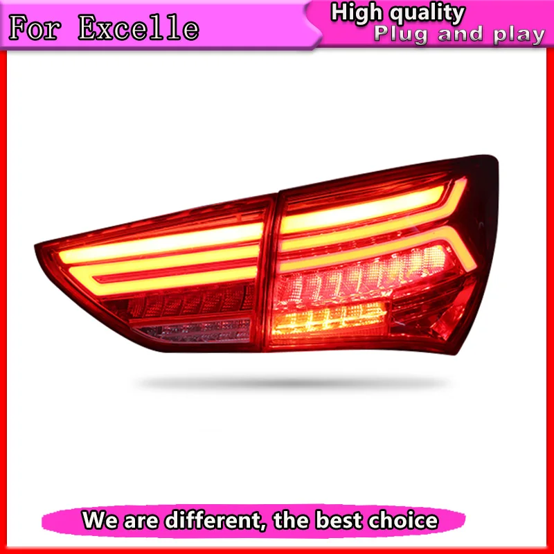

Car Styling for Buick EXCELLE-GT Taillights 2015-2017 for Forte LED Tail Lamp+Turn Signal+Brake+Reverse LED light