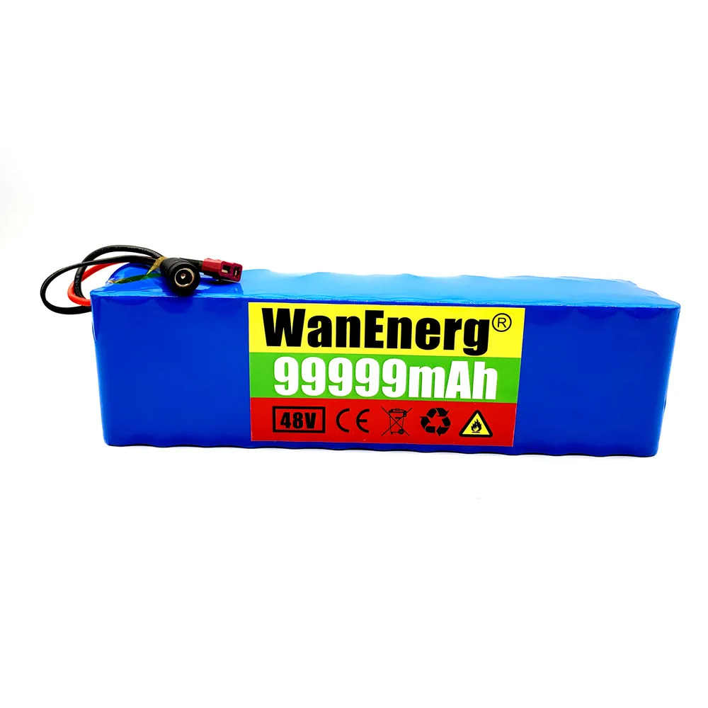 

48v lithium ion battery 48v 99Ah 1000w 13S3P Lithium ion Battery Pack For 54.6v E-bike Electric bicycle Scooter with BMS+charger
