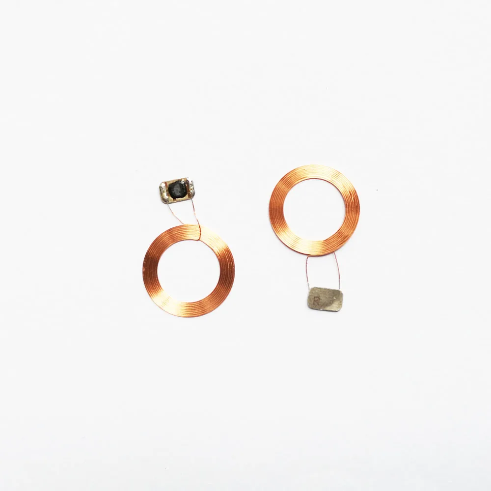 10/20/50 шт. 9 мм Диаметр CUID Сменные чипы катушки COB IC чип и антенна 13 56 МГц ISO14443A |