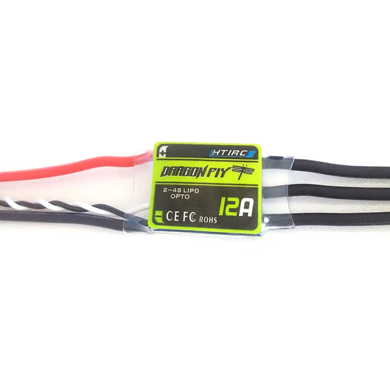 

Htirc Dragonfly 12A 2-4S Lipo Electric Speed Controller RC Brushless ESC for FPV Quadcopter Mutilcopter Drone