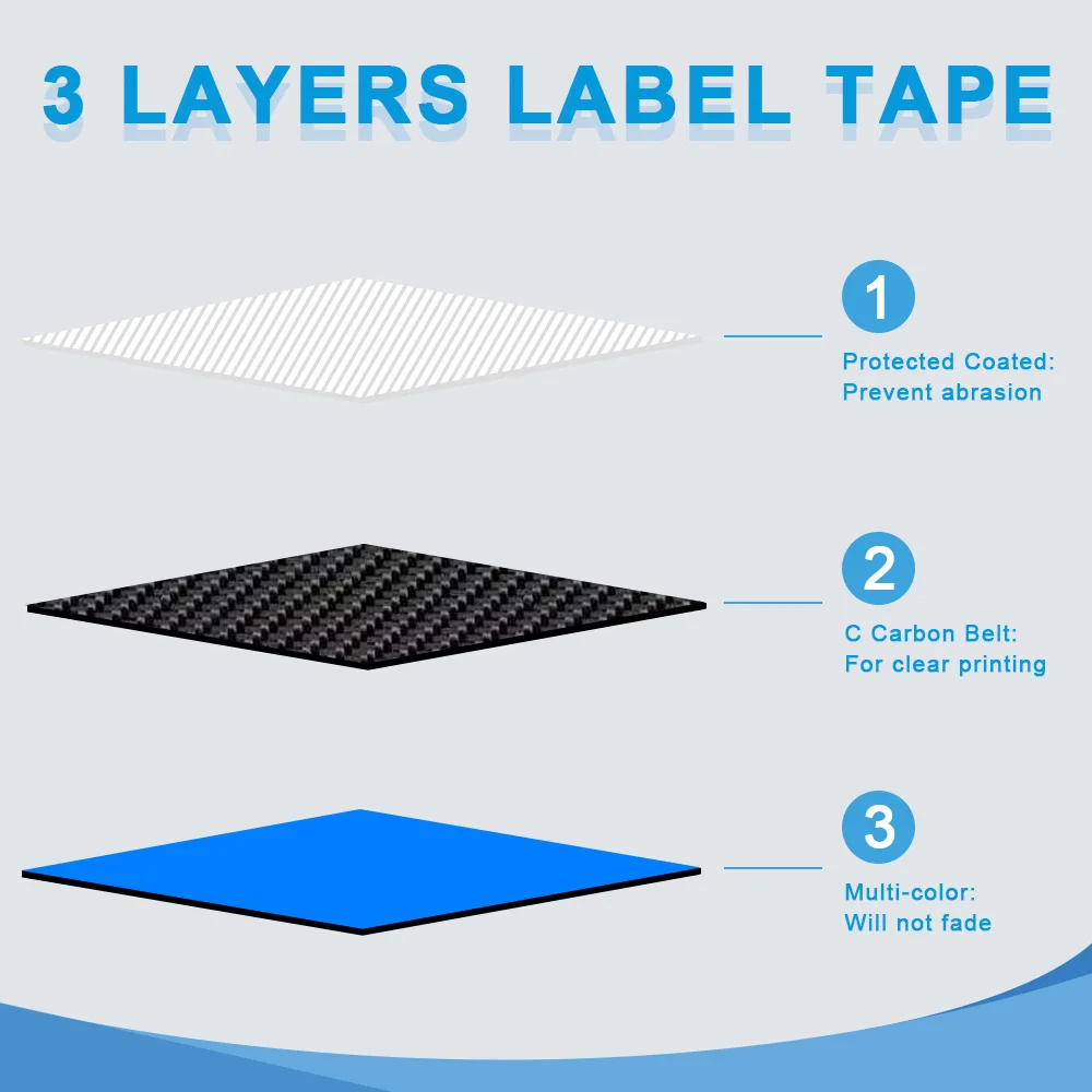 Ламинированные ленты Labelwell 12 мм 45016 совместимые с принтером для Этикеток dymo D1 Dymo LM