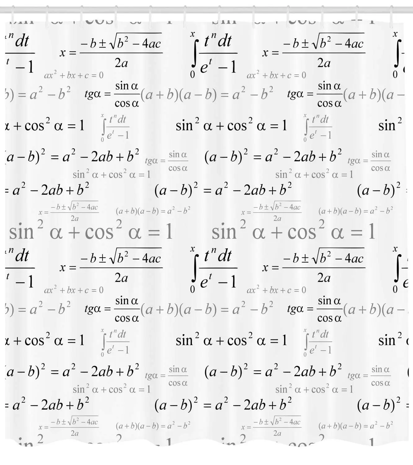 Школа математики и геометрии с научными формулами меловая доска стильное