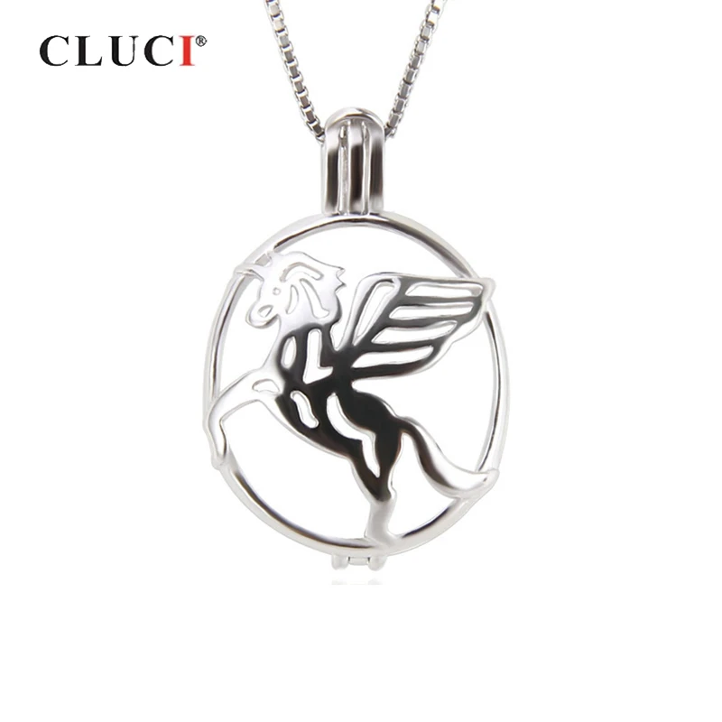 

Женский кулон-клетка из серебра 925 пробы, SC273SB