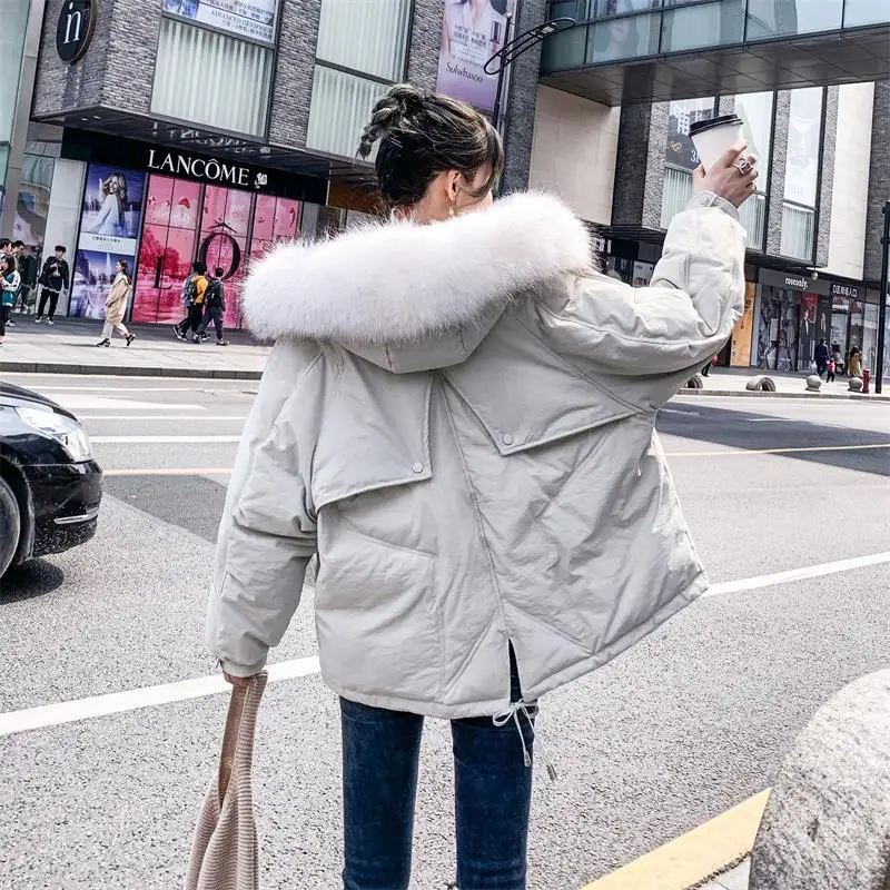 Модный известный бренд зимний утолщённый для холодных напитков теплый мех енота