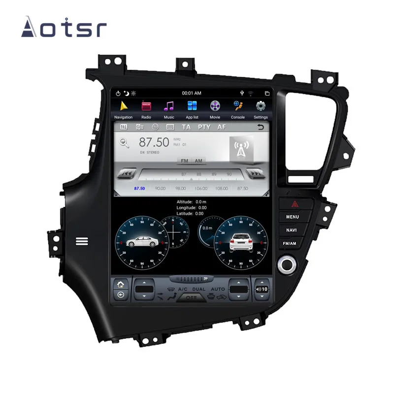 Tesla стиль Android Автомобильный gps навигатор dvd-плеер для KIA Optima KIA K5 2010- Автомобильный Стерео Авторадио мультимедийный блок Satnav