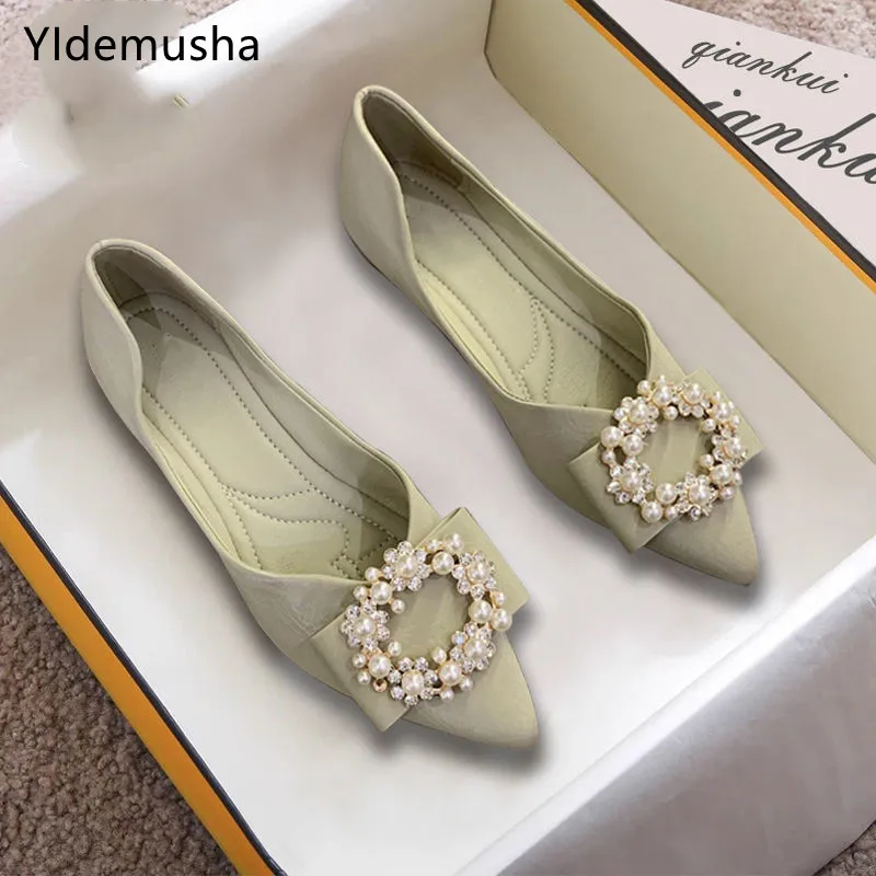 

Spring Autumn Slip-on Shallow Women's Shoes PU Leather 2022 New Casual Pointed Toe Women's Loafers Office Shoes Ladies