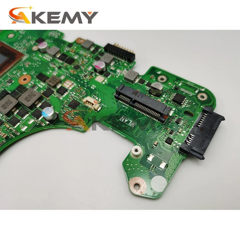 akemy x555qg laptop motherboard for asus x555bp original mainboard 8gb ram a9 9420 r5 m420 free global shipping
