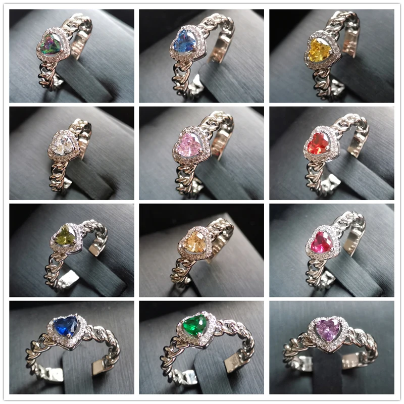 Женское Обручальное кольцо с цирконом серебристого цвета | Украшения и