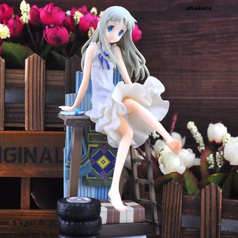 Японское Аниме Anohana Honma Meiko Menma ПВХ экшн-фигурка 20 см Коллекционная модель игрушка