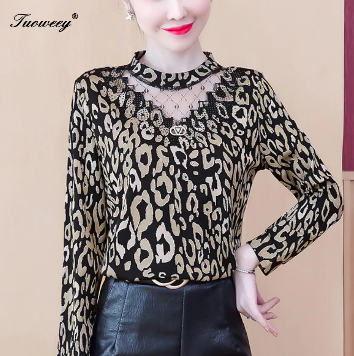 

new fashion womens tops and blouses 2020 long sleeve sexy slim warm hollow out blouse shirt women chiffon tops shirts