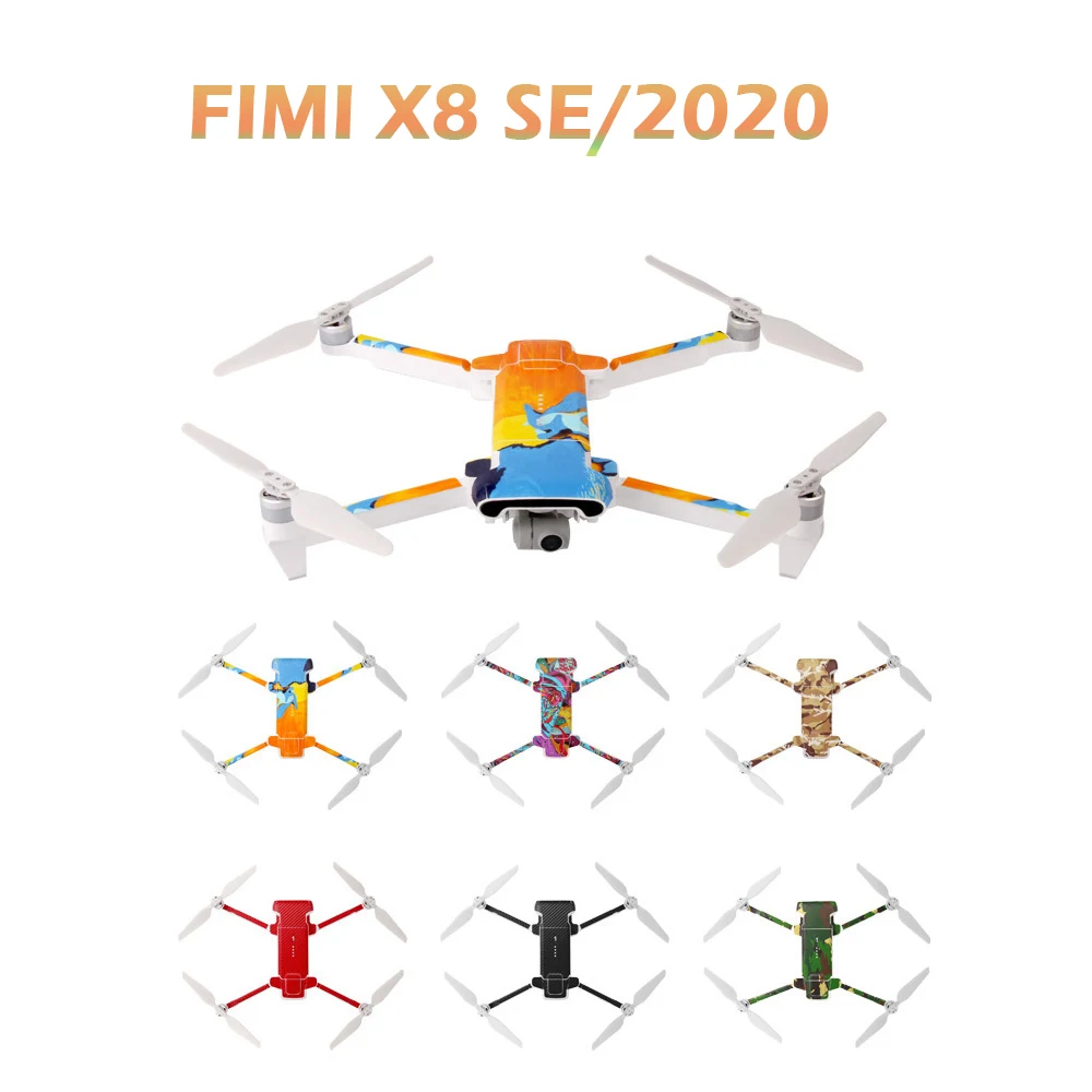 ПВХ водонепроницаемый стикер для Fimi X8SE 2020/ FIMI X8 SE корпус дрона защита кожи камера