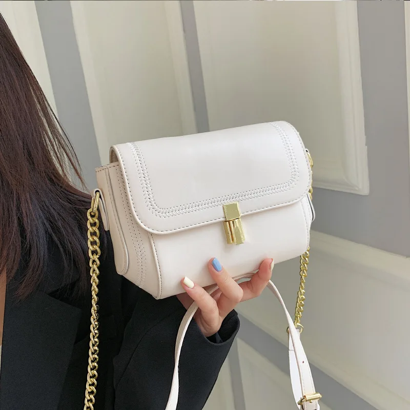 

Bags 2021 New Trendy Fashion High Quality Ladies Luxury Chain Bag Summer Western Style One Shoulder Messenger Small Square Bag