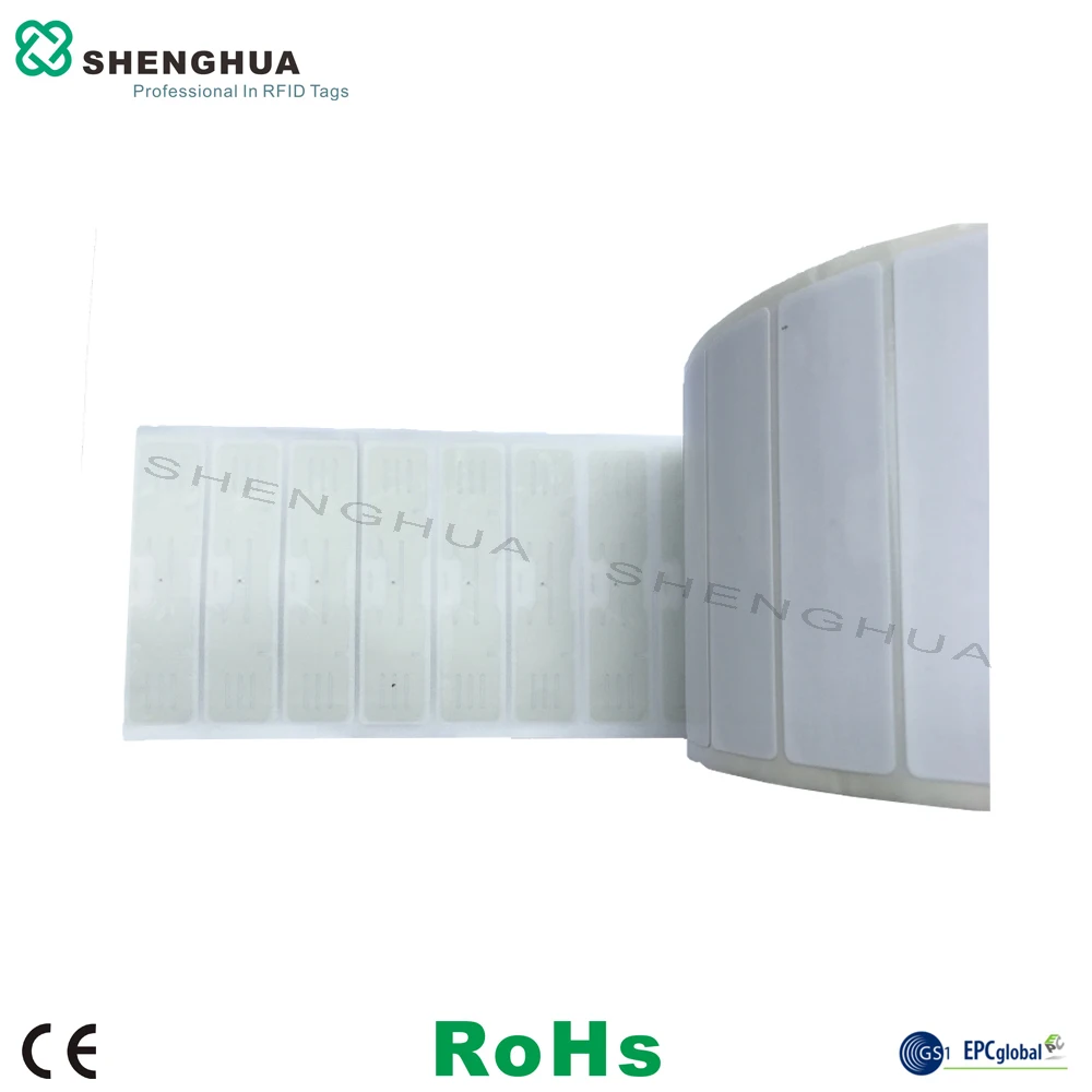 

2000 шт./лот, пассивная UHF RFID смарт-метка, этикетка с M4QT RFID-наклейка, гибкая, мягкая, анти-передача, свободное кодирование