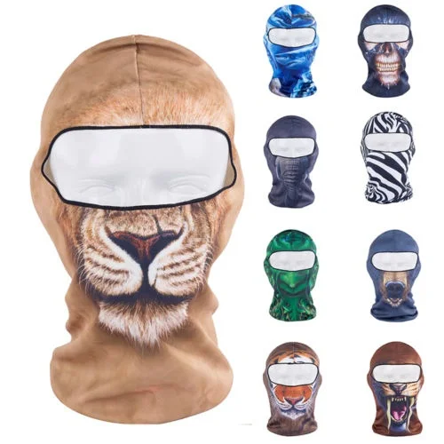 Animal Mask 3D Ski Hood Beanie Outdoor Neck Balaclava high quality durable anti-windy comfortable warm |