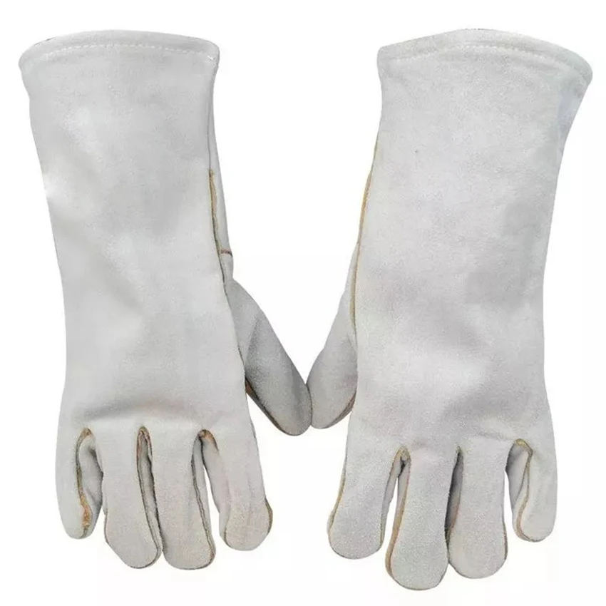 Перчатки для электросварки термоизоляция износостойкие огнестойкие защитные