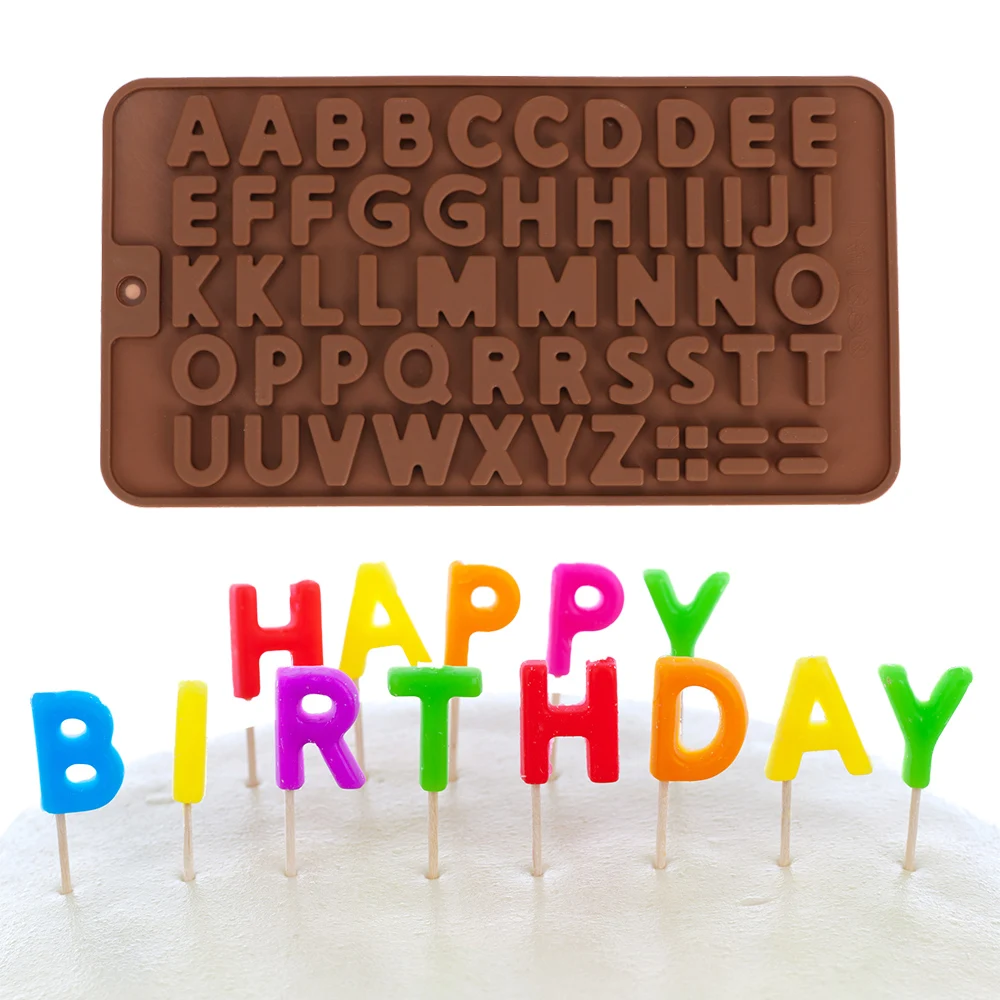 Алфавит силиконовая форма для шоколада Сделай Сам кухонные инструменты