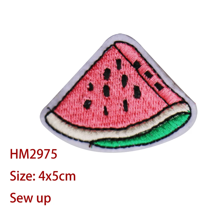 Модные нашивки с вышивкой фруктов панды собаки бабочки глаз значок аппликация