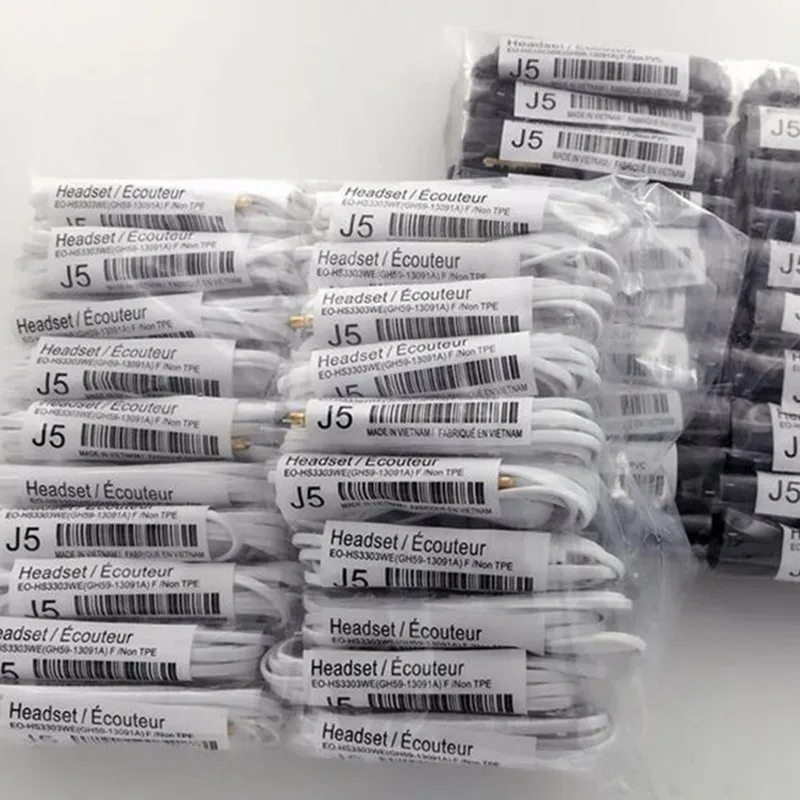30 шт./лот kecesic AAAA J5 гарнитура наушники-вкладыши наушники гарнитура с микрофоном для телефонов Samsung HTC Xiaomi