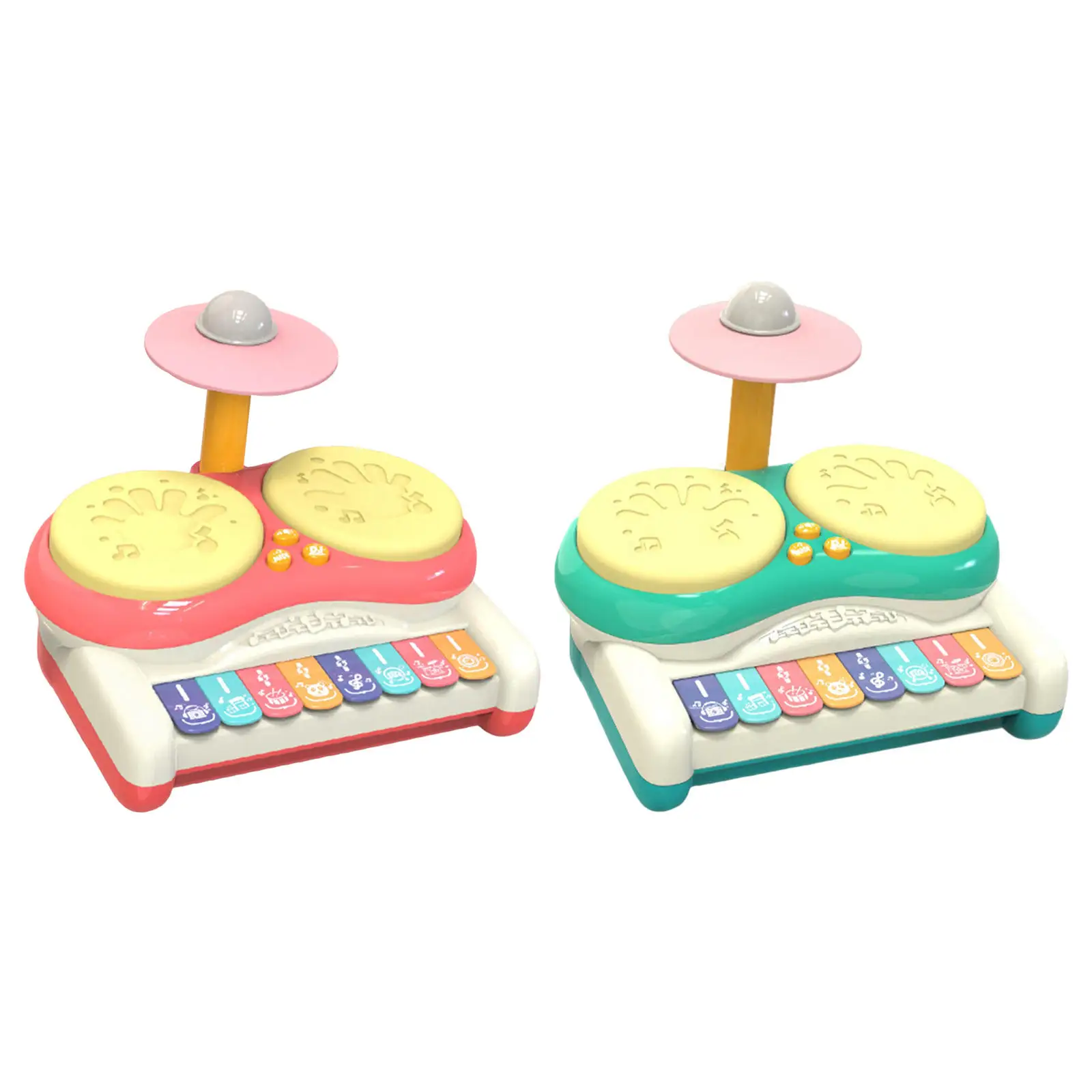 

Kids Drum Toy Instruments with Piano Keyboard Development Toys Training Learning Early Education Jazz Drum for Child Baby Kids