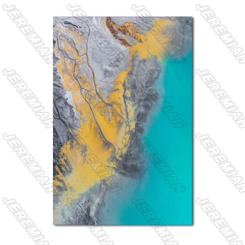 

Beach and Wave Poster Waterproof Ink Frameless Canvas Art Wall Stickers Home Decoration