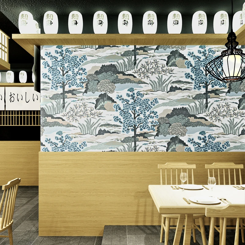 

Japanese style flower pattern restaurant cafe internet cafe study living room bedroom wedding room old room kids room wallpaper