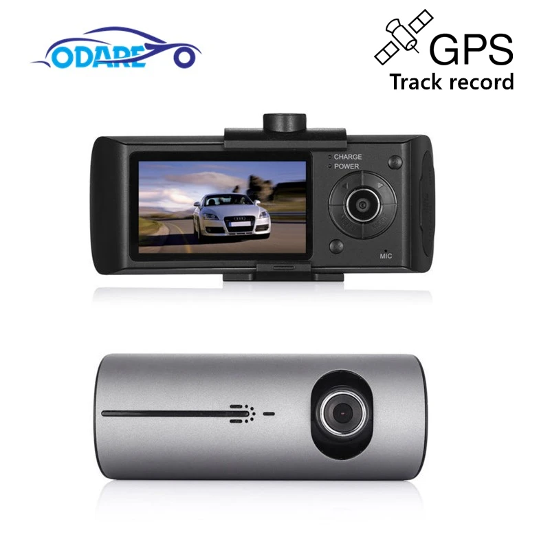 Автомобильный видеорегистратор Odare 2 7 &quot GPS трекер Full HD 1080P видео 140 градусов