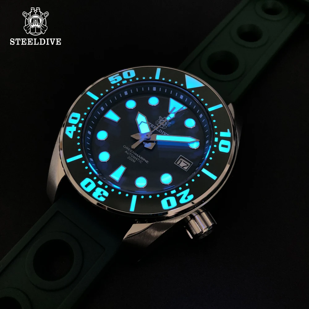 Часы авиаторы Мужские механические с сапфировым стеклом 200 м|Мужские часы| |