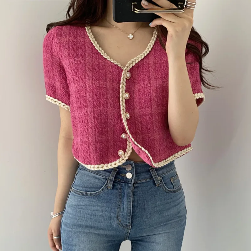 

Женский пиджак в клетку awe-inspiring, летний однобортный пиджак с V-образным вырезом, для офиса