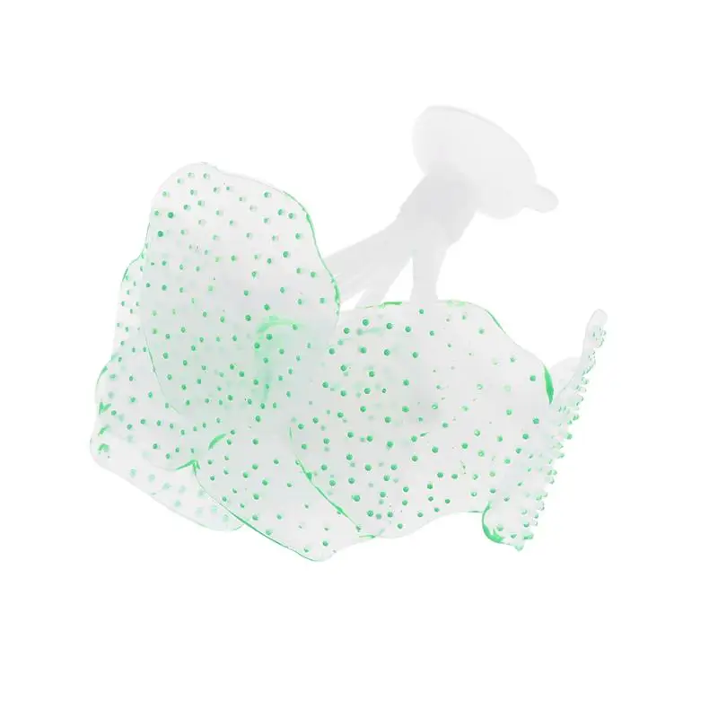 2 шт. искусственные медузы зеленые флуоресцентные силиконовые украшения для